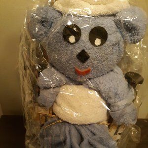 HAND TOWEL BEAR AND WASH CLOTH SET WITH SOAP